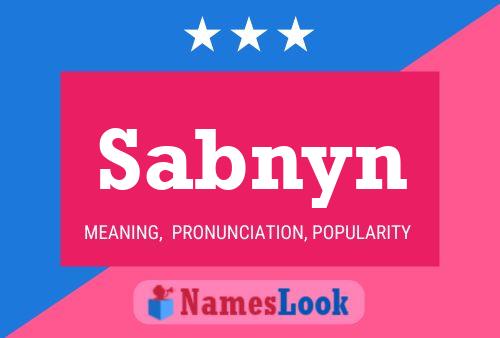 Sabnyn Name Poster