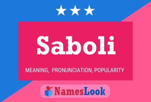 Saboli Name Poster