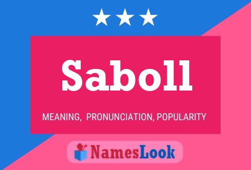 Saboll Name Poster