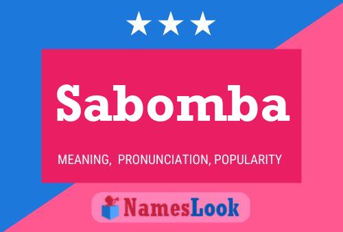 Sabomba Name Poster