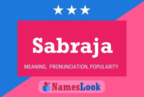 Sabraja Name Poster