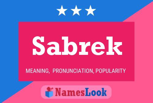 Sabrek Name Poster