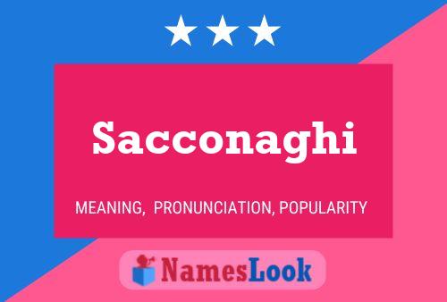 Sacconaghi Name Poster