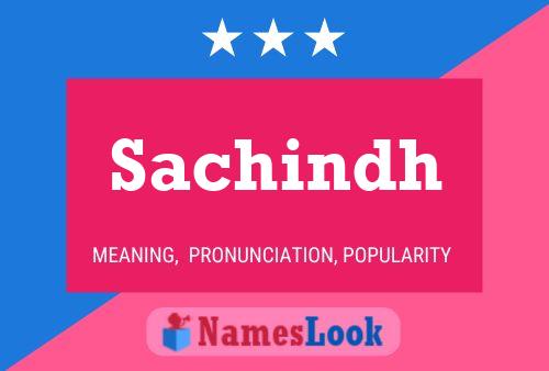 Sachindh Name Poster