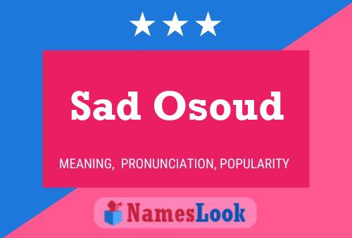 Sad Osoud Name Poster