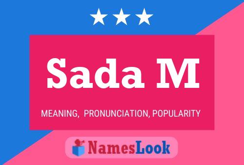 Sada M Name Poster