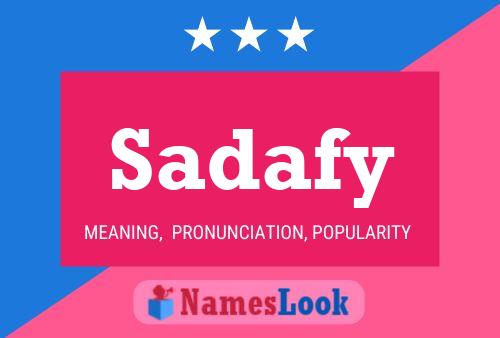 Sadafy Name Poster