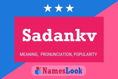 Sadankv Name Poster