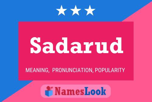 Sadarud Name Poster