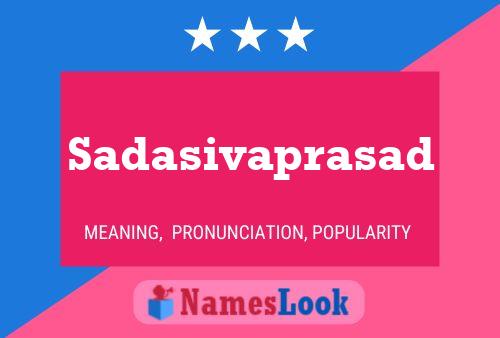 Sadasivaprasad Name Poster