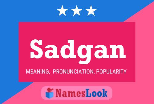 Sadgan Name Poster