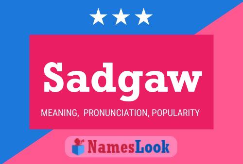 Sadgaw Name Poster