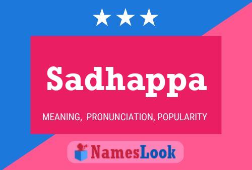 Sadhappa Name Poster