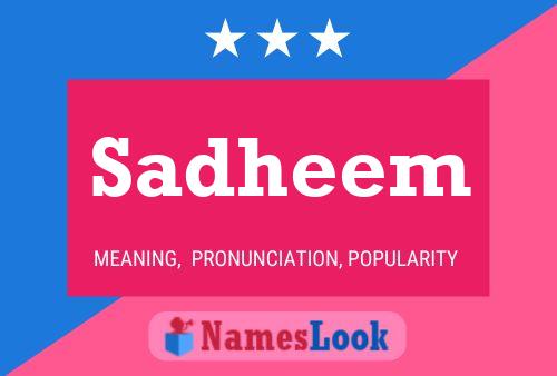 Sadheem Name Poster