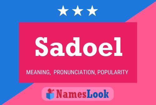 Sadoel Name Poster