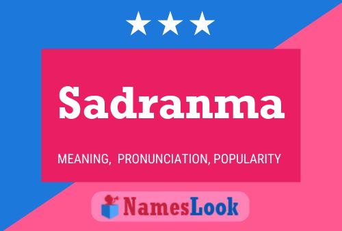 Sadranma Name Poster