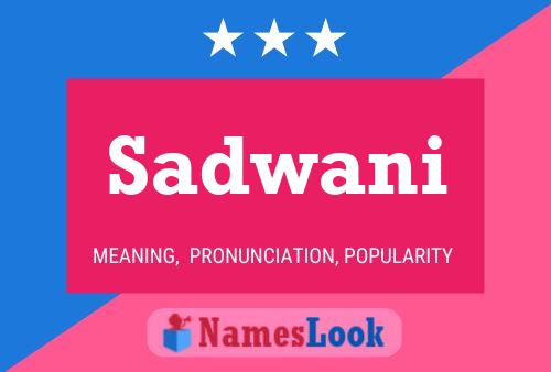 Sadwani Name Poster