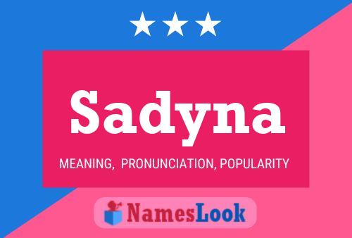 Sadyna Name Poster