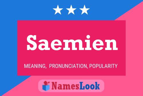 Saemien Name Poster