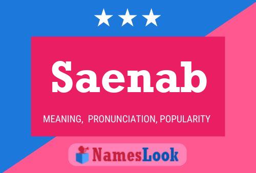 Saenab Name Poster