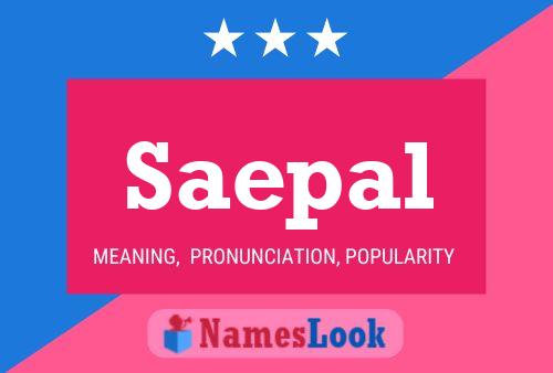 Saepal Name Poster