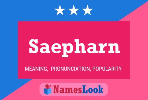 Saepharn Name Poster