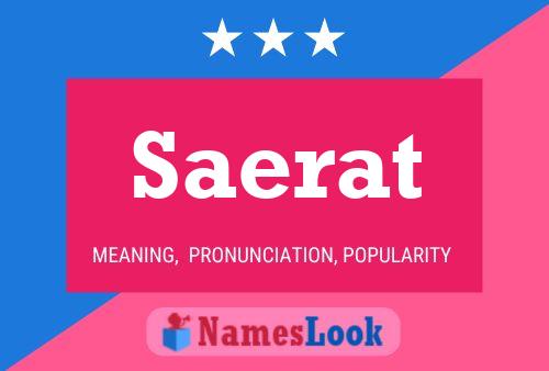 Saerat Name Poster