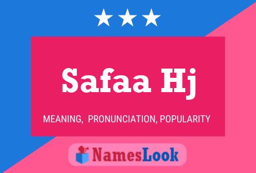 Safaa Hj Name Poster