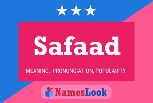 Safaad Name Poster