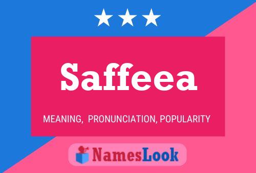 Saffeea Name Poster