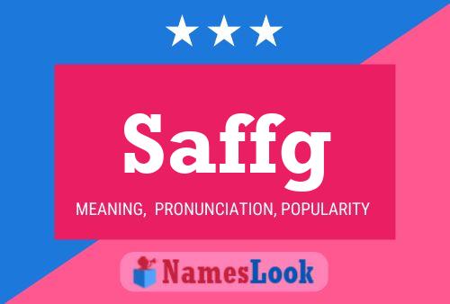 Saffg Name Poster