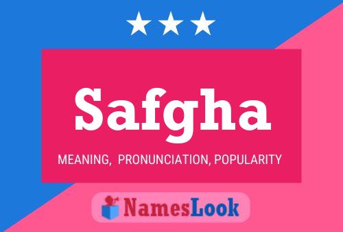 Safgha Name Poster