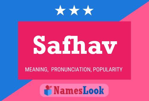 Safhav Name Poster