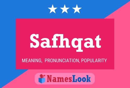 Safhqat Name Poster