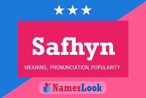 Safhyn Name Poster