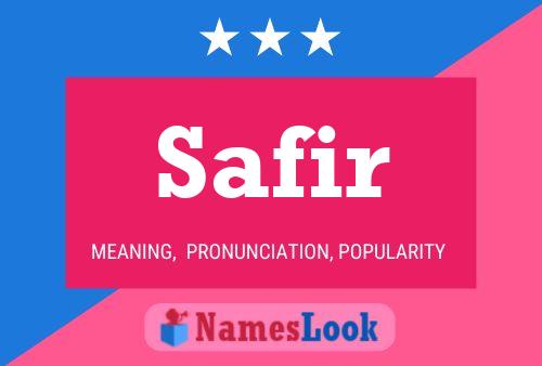 Safir Name Poster