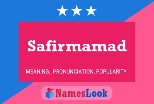 Safirmamad Name Poster