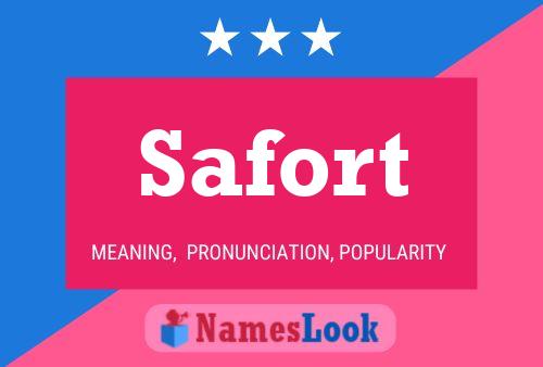 Safort Name Poster