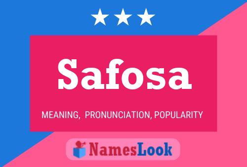 Safosa Name Poster