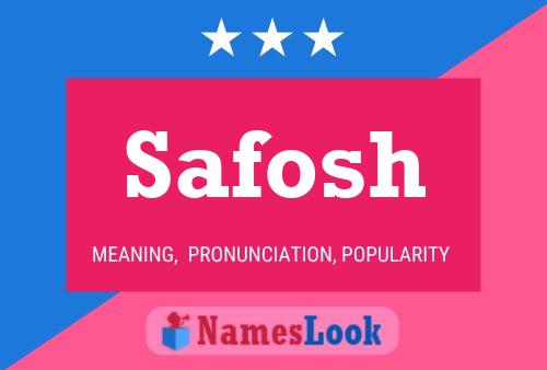 Safosh Name Poster