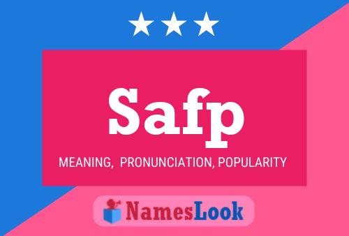 Safp Name Poster