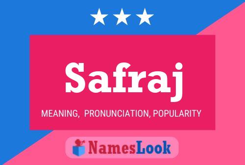 Safraj Name Poster