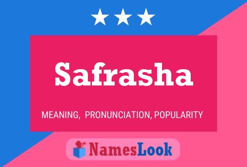 Safrasha Name Poster