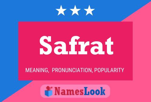 Safrat Name Poster