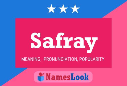 Safray Name Poster