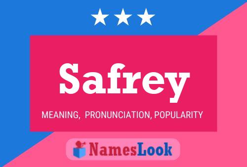 Safrey Name Poster