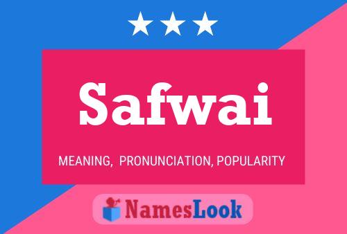 Safwai Name Poster