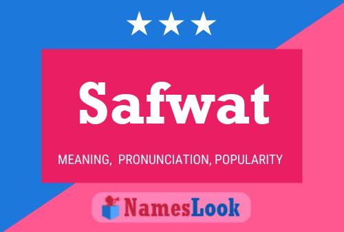 Safwat Name Poster