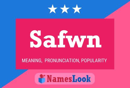 Safwn Name Poster