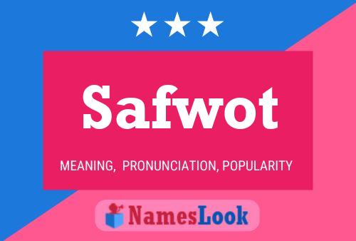 Safwot Name Poster